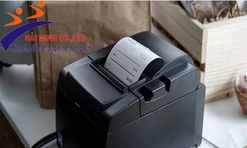 Máy in hóa đơn bị bụi bám vào sẽ làm đầu in bị mờ